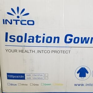 IAAMI Level 3 Disposable Non-Surgical Isolation Gown SPP+PE 100 pcs